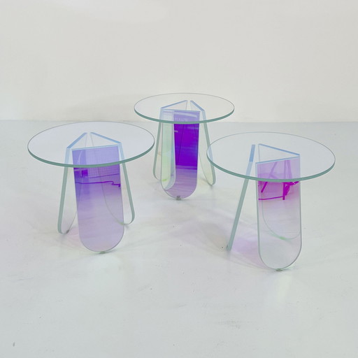 Shimmer Side Table By Patricia Urquiola For Glas Italia, 2010S