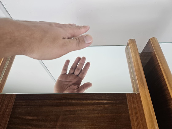 Image 1 of Pair Of 1950S Nightstands With Mirror Top