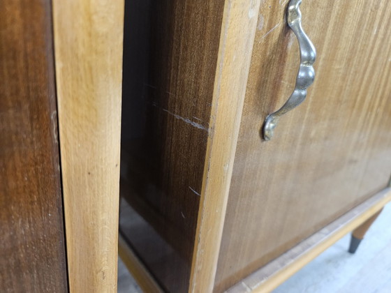 Image 1 of Pair Of 1950S Nightstands With Mirror Top