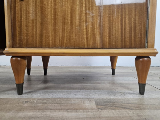 Image 1 of Pair Of 1950S Nightstands With Mirror Top