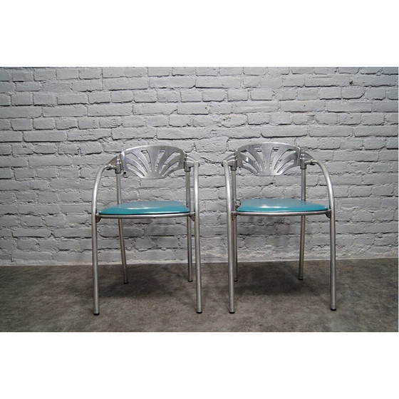 Image 1 of Coppia di sedie vintage Alisea di Lisa Bross per Studio Simonetti, Italia 1980