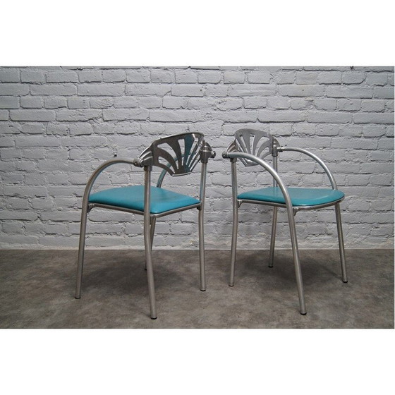 Image 1 of Coppia di sedie vintage Alisea di Lisa Bross per Studio Simonetti, Italia 1980