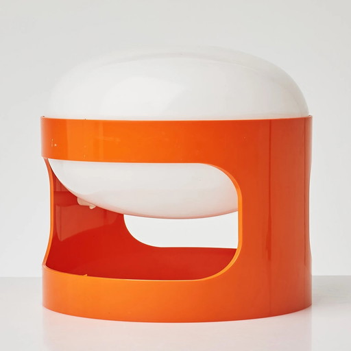 Joe Colombo For Kartell Kd27 Orange Table Lamp