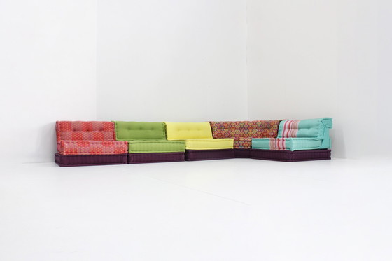 Image 1 of Roche Bobois Mah Jong Sofa Kenzo Takada Design By Hans Hopfer , Set Of 15