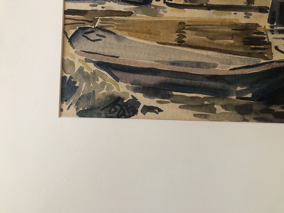 Image 1 of Peter de Rijcke Puerto de acuarela