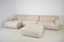 Fest Clay 1.5-seat + 1.5-seat + long chair + footstool