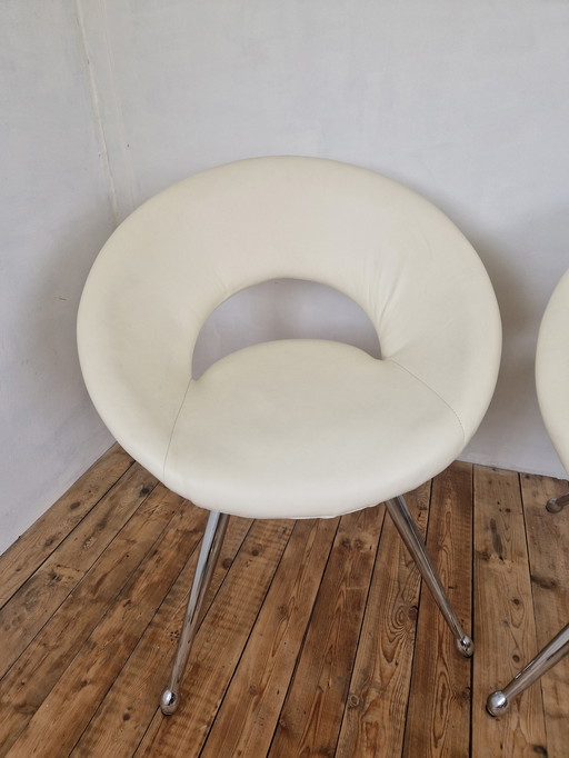 Space age style designer chairs