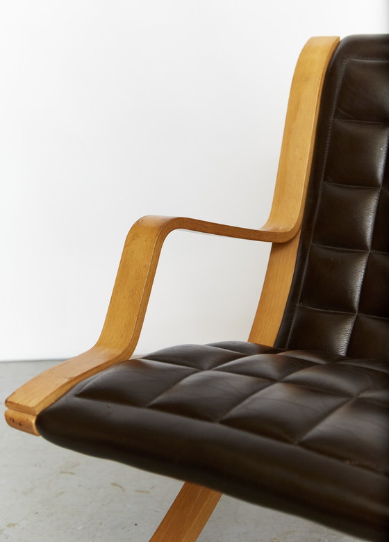 Image 1 of Pair Peter Hvidt & Orla Mølgaard-Nielsen Ax Chairs For Fritz Hansen