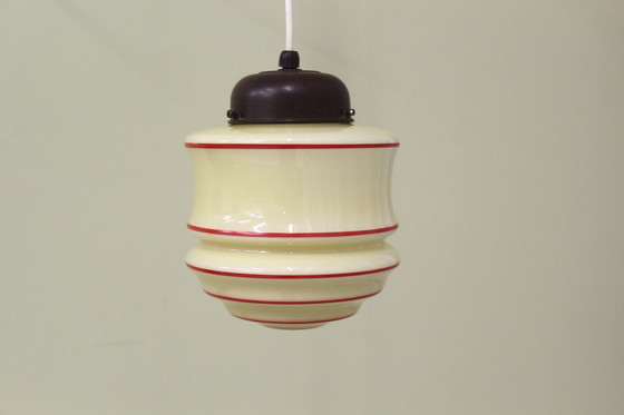 Image 1 of Art deco hanging lamp - 1930s