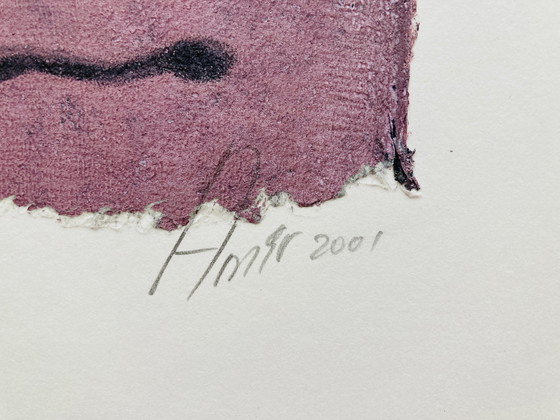 Image 1 of Sharon Amir - Vintage Silkscreen Egg - "A Love Story I" - Z L