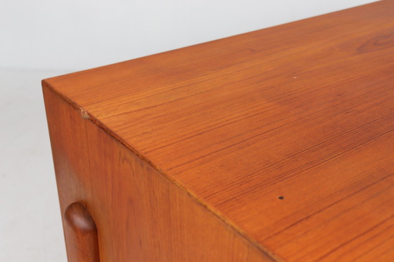 Image 1 of Christian Møller. For Chr. Møller Møbelsnedken, Freestanding desk, teak, Denmark, 1960s