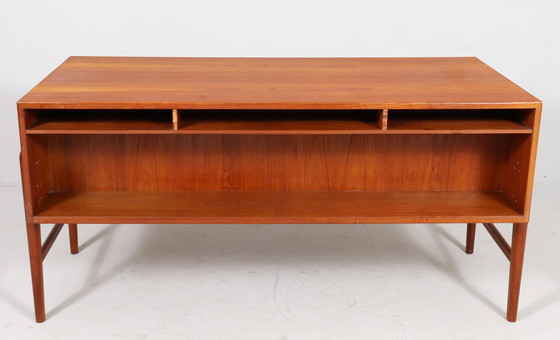 Image 1 of Christian Møller. For Chr. Møller Møbelsnedken, Freestanding desk, teak, Denmark, 1960s