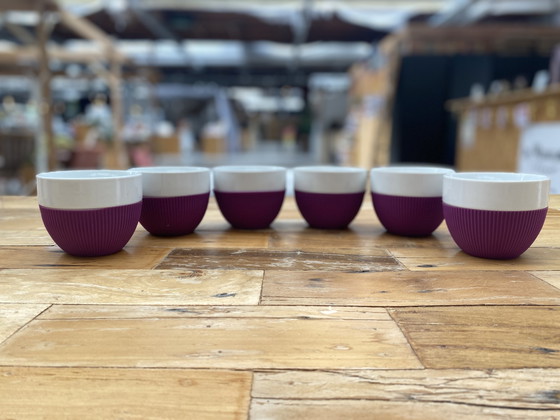 Image 1 of 16x Contact silicone cups eggplant