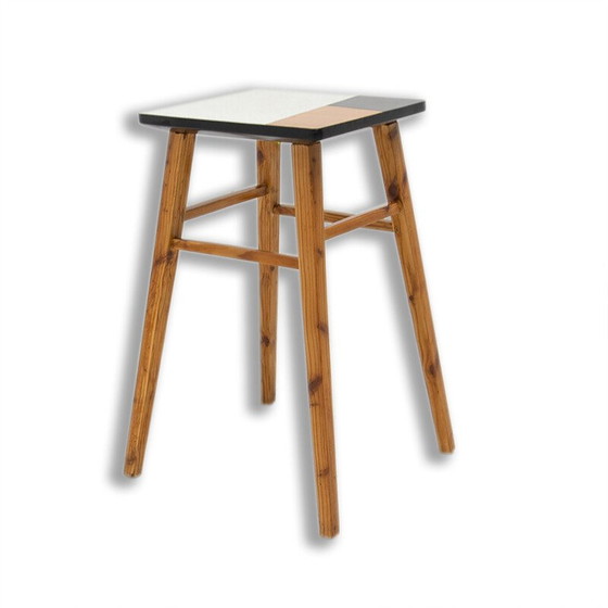 Image 1 of Portavasi vintage in formica e legno di abete, anni '60