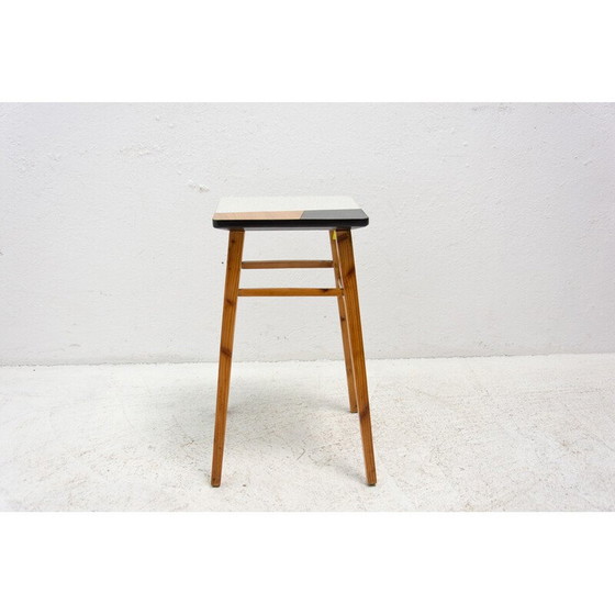 Image 1 of Portavasi vintage in formica e legno di abete, anni '60