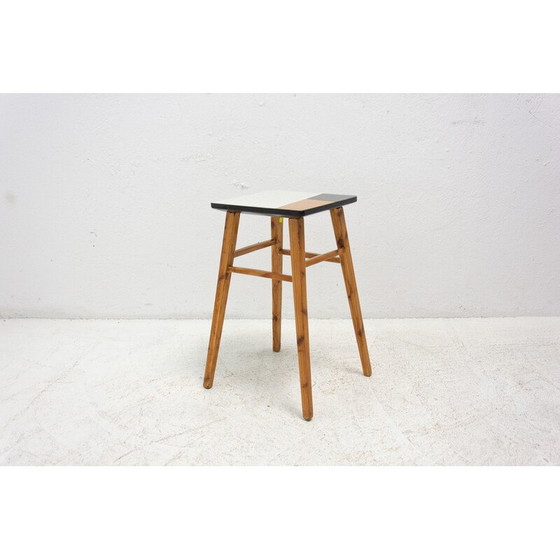 Image 1 of Portavasi vintage in formica e legno di abete, anni '60