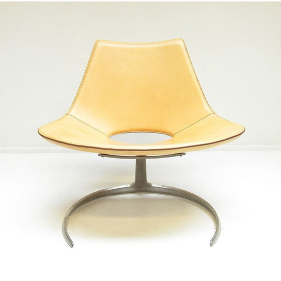 Image 1 of Pair of Danish Scimitar armchairs by Preben Fabricius & Jørgen Kastholm for Bo-Ex