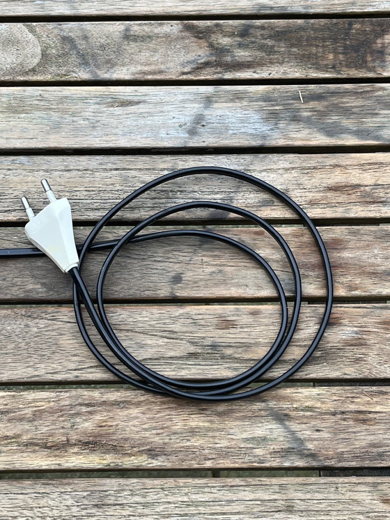 Image 1 of Rare Vintage Belgian Architect Lamp in Red/Black (1970s)