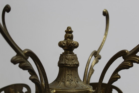 Image 1 of Vintage standing coat rack, wardrobe - brass