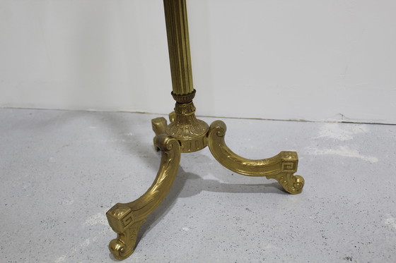 Image 1 of Vintage standing coat rack, wardrobe - brass