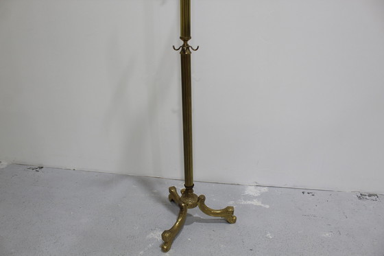 Image 1 of Vintage standing coat rack, wardrobe - brass