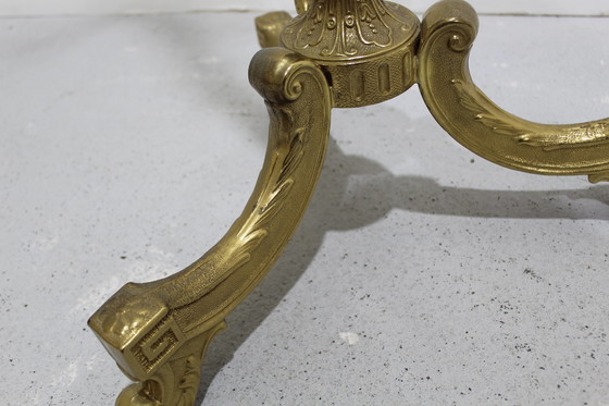 Image 1 of Vintage standing coat rack, wardrobe - brass