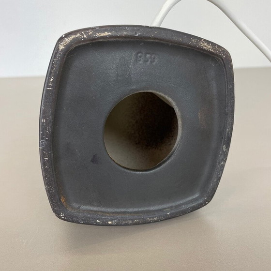 Image 1 of Vintage "Burgundia" ceramic table lamp by Sorensen and Jensen for Soholm, Denmark 1950s