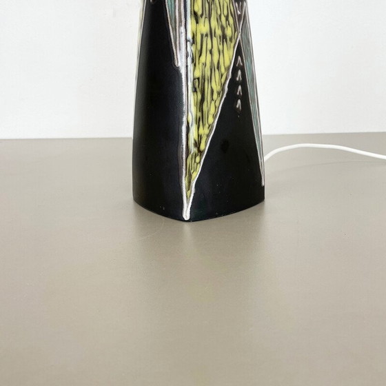 Image 1 of Vintage "Burgundia" ceramic table lamp by Sorensen and Jensen for Soholm, Denmark 1950s