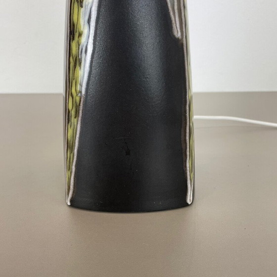 Image 1 of Vintage "Burgundia" ceramic table lamp by Sorensen and Jensen for Soholm, Denmark 1950s