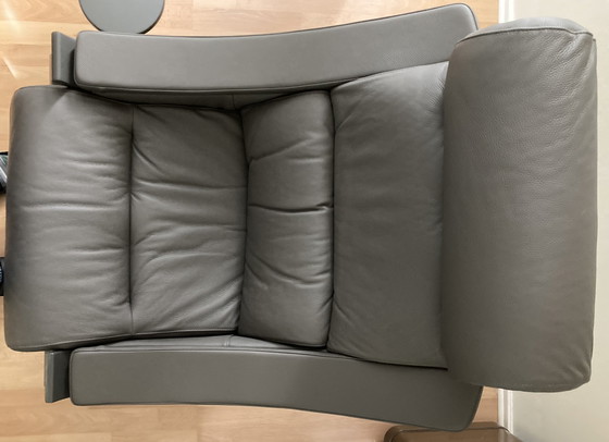Image 1 of Roche Bobois Royal Sillón Samoa Cuero Taupe