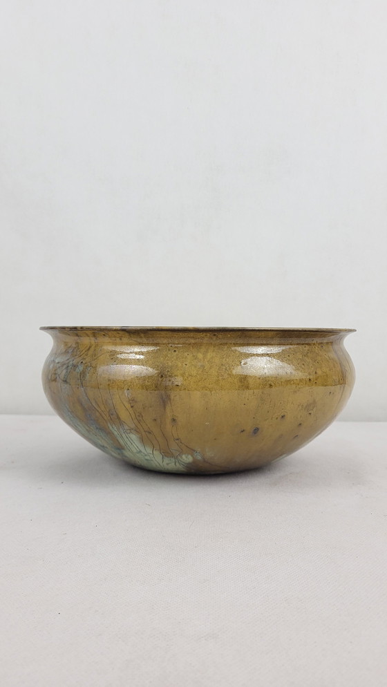 Image 1 of Stoneware Salad Bowl By Anne Marie Sybesma De Bay Alias Miep