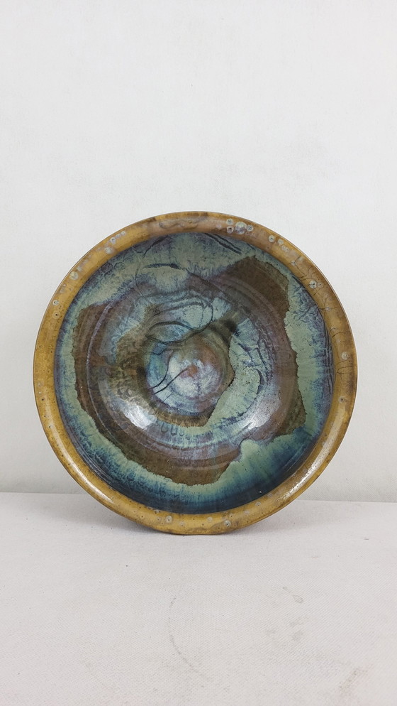 Image 1 of Stoneware Salad Bowl By Anne Marie Sybesma De Bay Alias Miep