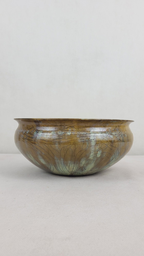 Image 1 of Stoneware Salad Bowl By Anne Marie Sybesma De Bay Alias Miep