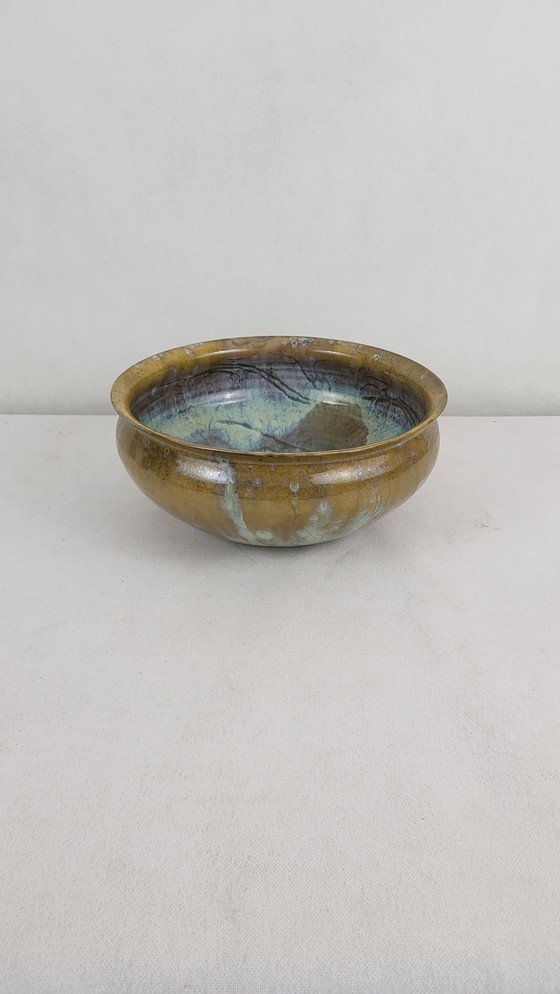 Image 1 of Stoneware Salad Bowl By Anne Marie Sybesma De Bay Alias Miep