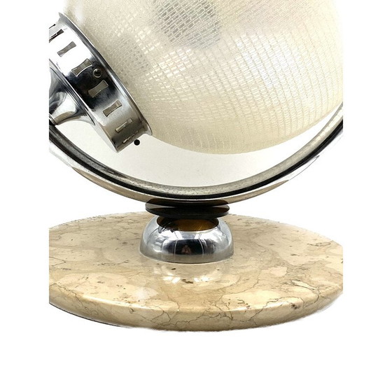 Image 1 of Spherical vintage Murano glass table lamp for Mazzega, Italy 1970