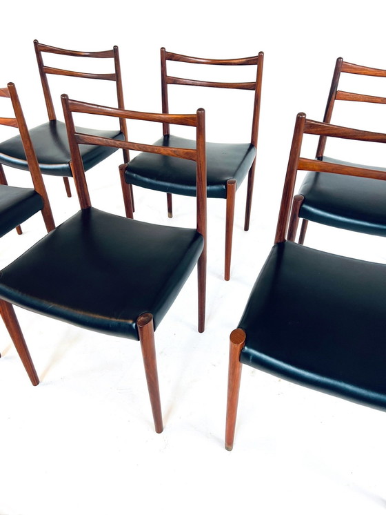 Image 1 of 6X Dining Chair Lübke, 1960s