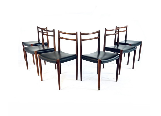 Image 1 of 6X Dining Chair Lübke, 1960s