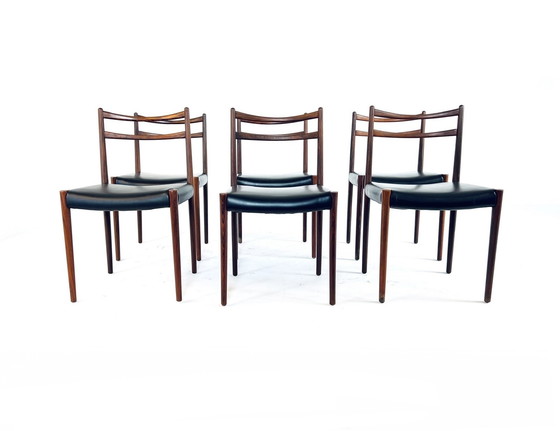 Image 1 of 6X Dining Chair Lübke, 1960s