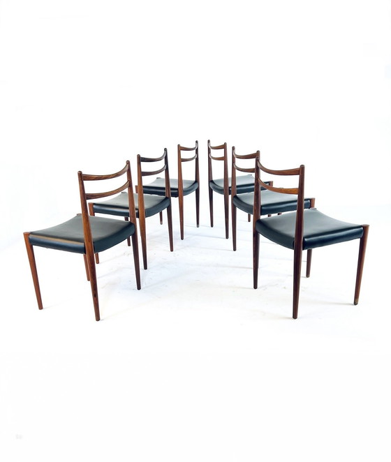 Image 1 of 6X Dining Chair Lübke, 1960s