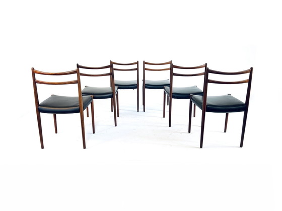 Image 1 of 6X Dining Chair Lübke, 1960s