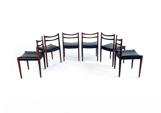 Image 1 of 6X Dining Chair Lübke, 1960s