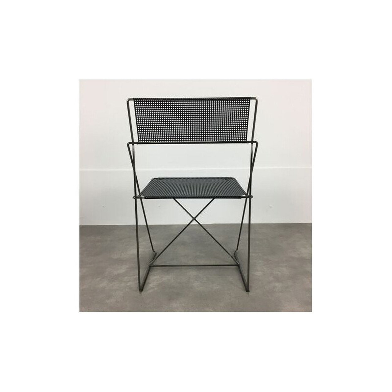 Set of 6 vintage X-Line chairs by Niels Jorgen for Magis, Italy