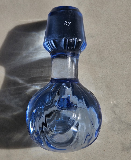 Image 1 of Thomas Webb Decanter The Blue Wave