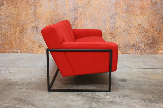 Image 1 of Red Fabric Leolux Adartne Design Sofa