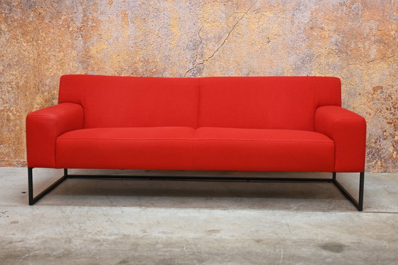 Image 1 of Red Fabric Leolux Adartne Design Sofa