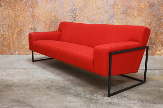 Image 1 of Red Fabric Leolux Adartne Design Sofa