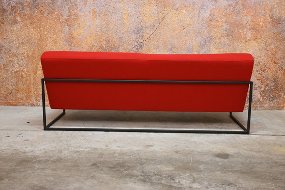 Image 1 of Red Fabric Leolux Adartne Design Sofa