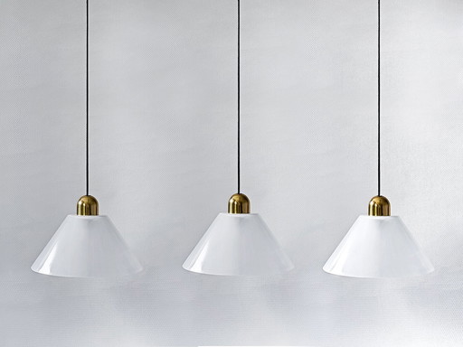 Pendant Lamps Set Of 3 Glashütte Limburg