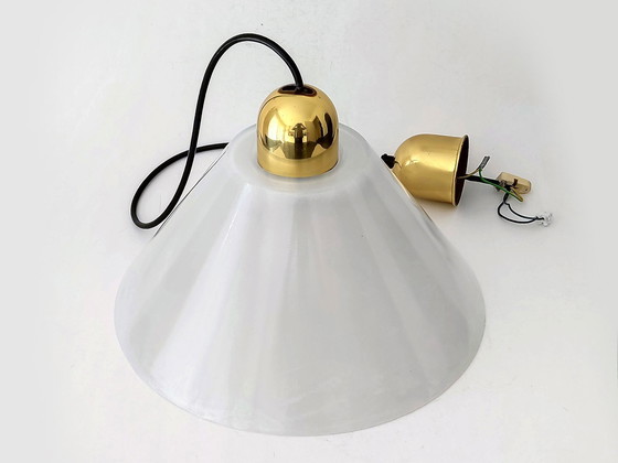 Image 1 of Pendant Lamps Set Of 3 Glashütte Limburg