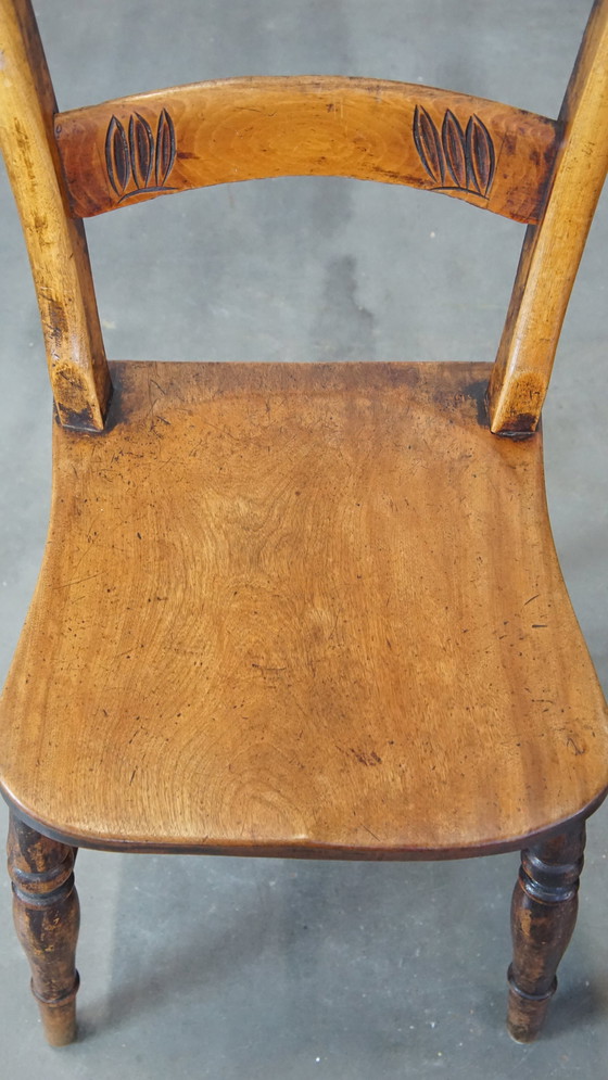 Image 1 of 4 X Wooden Dining Chair